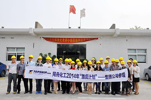 當然要在利豐公司前面合影啦